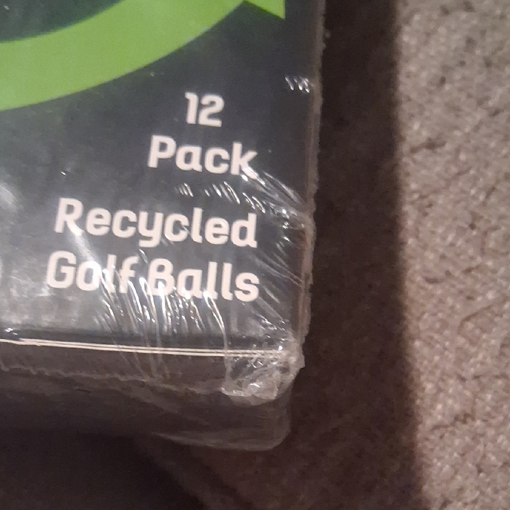 Lost Golf Balls Recycled Golf Balls 12-Pack Sealed Box - Picture 2 of 5
